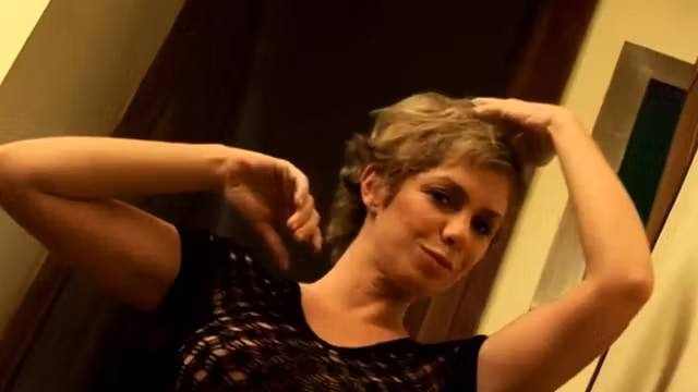 Busty babes striptease