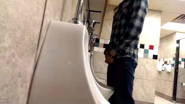 Urinal Spy with face 2