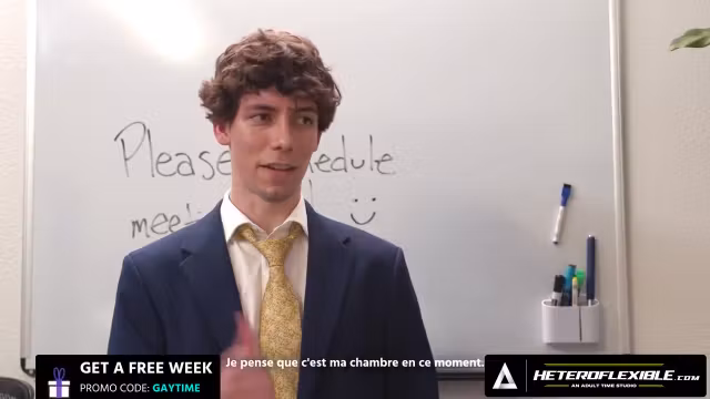 Cristiano Bellani And Derek Kage In Fucks Coworker Cristiano After Caught Jerking Off - French Subtitles