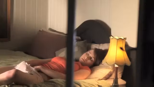 Peep on her masturbation through window