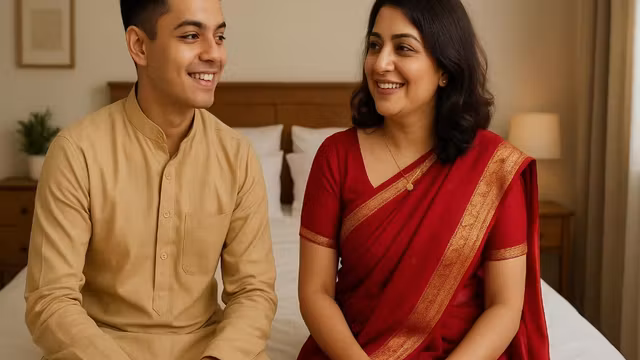 Devar Bhabhi - Indian Desi Bhabhi And Devar Having Fun In Hindi