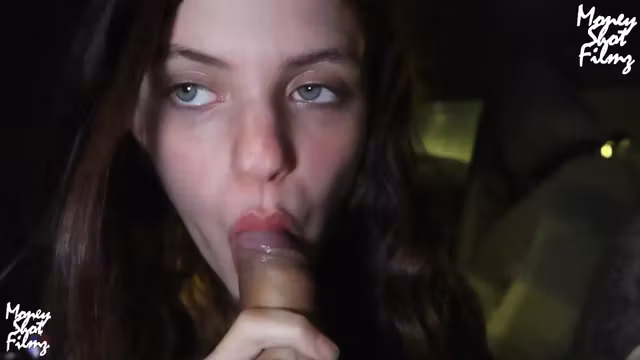 18-year-old Braceface Sneaks Out For A Sloppy Bj Behind Her Bfs Back