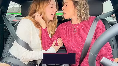 And Nadia Foxx Take On Another Drive Thru With The Lushs On Full Blast!