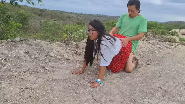 Big-assed Stepmother Has Sex With A Peasant In The Countryside