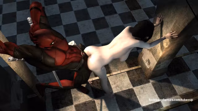 Deadpool and Domino what a naughty little pair