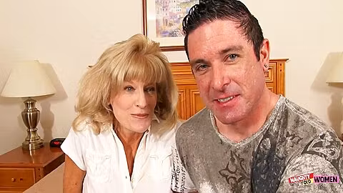 Cam Lets Handsome Stud Gavin Pound Her Mature Cunt While Wearing Her Sexy Boots
