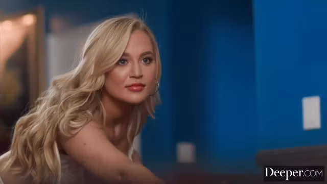 Deeper Gorgeous Curvy Blonde Blake Blossom Takes A Huge BBC